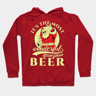 Funny Beer Ugly Christmas Sweater Most Wonderful Time for a Beer T-Shirt Hoodie